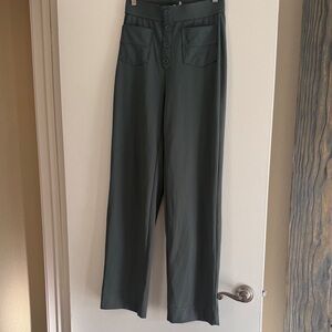 HALARA Sea Foam Green Buttoned Pants